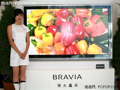 索尼82寸液晶電視實現100%色彩再現!