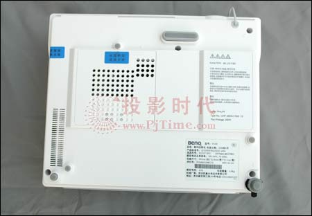 點擊放大,明基(BENQ)W100投影機外觀和配件