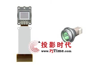 3LCD最新小尺寸面板 右為Philips Ujoy燈泡系統