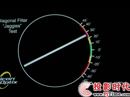 TCL L42E9FR液晶電視機文字和抗鋸齒能力測試