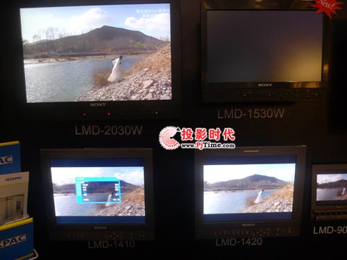 索尼全線廣播級液晶監視器亮相CCBN2009