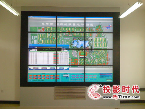 NEC大屏拼接案例:長(zhǎng)慶銀川燕鴿湖基地監(jiān)控中心
