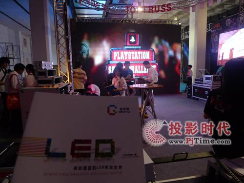 新美圖LED顯示屏亮相北京國際音響展