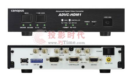ADVCHDM1 前面板和后面板