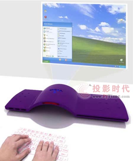 環保設計 Dell展出投影電腦概念機