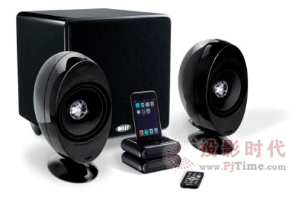KEF打造iPod和電腦應用的Hi-Fi級數碼音響組合