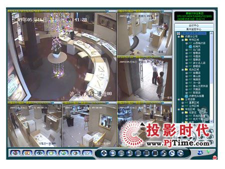 安格視視頻監(jiān)控駐進(jìn)戴儷爾飾品店