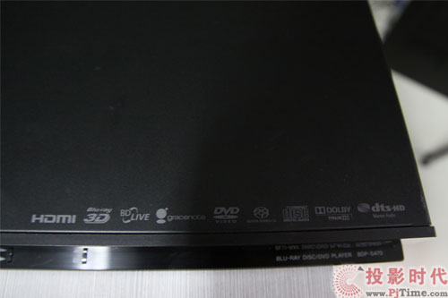 3D身臨其境 索尼BDP-S470藍光播放機評測_全黑纖薄外觀