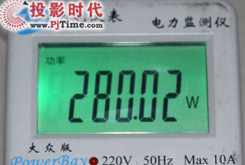 持續發力 ASK C1350商教投影全國首測_能耗與結論：高亮最亮點