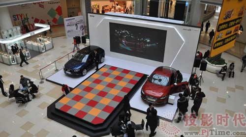 超高清led屏幕助陣蘇州奧迪A3和TT車型靜態展示活動