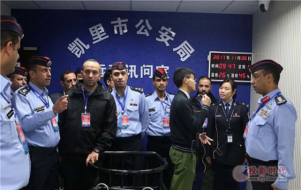 約旦警察考察華平智能執法辦案建設項目