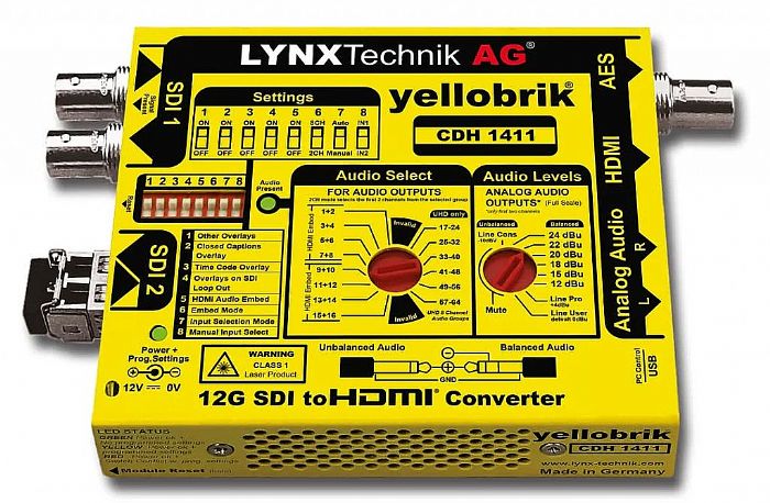 Ʒl(f)yellobrik ȫ 12G SDI  HDMI D(zhun)Q CDH 1411 - R{ҕ 