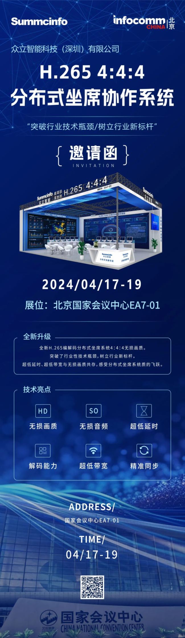 ȫH.265a4:4:4op|ֲʽϯϵy౱Infocomm China